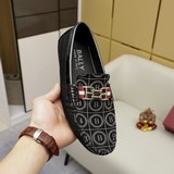 【Bally】 Высококачественные мужские туфли-лодочки из кожи козлика от ведущего про