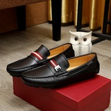 【Bally】 Высококачественные мужские туфли-лодочки из кожи козлика от ведущего про