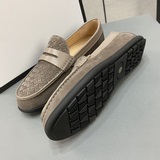 【BV Дудочки】 Модные и популярные мужские туфли BV с плетеным верхом из кожи и ме