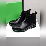【BOTTEGA VENETA Мужские туфли】 】Импортная кожа теленка, ручная плетеная. Импортн