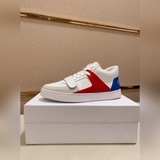 Новые осенне-зимние кроссовки Celine в белом цвете с яркими вставками. Простые, 