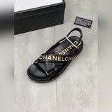 【Chanel】 Новые тапочки в продаже, отличное качество изготовления! Верх из кожи б