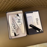 Dior 2023 новинка — низкие кроссовки для повседневной носки, изготовленные из им