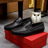 【Ferragamo】 Новые туфли-ботинки, качество изготовления соответствует оригинальны