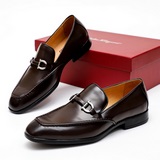 Высококачественная обувь Ferragamo из фирменного магазина! Мужские туфли для офи