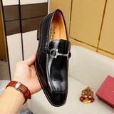 Торговая марка товара： Ferragamo «Феррагамо» Кожаные туфли для повседневной носк