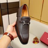 Торговая марка товара： Ferragamo «Феррагамо» Кожаные туфли для повседневной носк