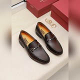 【Ferragamo】 . Официальный сайт классических мужских кожаных туфель, приобретены 