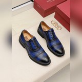 【Ferragamo】 . Классические мужские кожаные туфли, официальный сайт, приобретены 