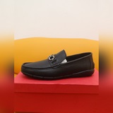 Ferragam «Ferragamo» кожаные туфли с открытым носком. Верх из импортной кожи, ор