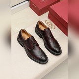 【Ferragamo】 . Официальный сайт классических мужских кожаных туфель, приобретены 