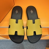Высококачественные мужские весенне-летние тапочки Hermes, представленные в магаз