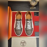 【Hermes】 (кожаная подкладка) Популярная модель мужской обуви из фирменного магаз