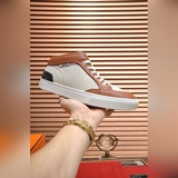 【Hermès】 (кожаная подкладка) Популярная модель мужской обуви из фирменного магаз