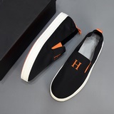 【Hermès】 Hermès, повседневные туфли, высококачественная ткань, водонепроницаемые