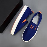 【Hermès】 Hermès, повседневные туфли, высококачественная ткань, водонепроницаемые