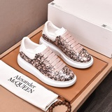 Белые туфли для пар от McQueen, мужская обувь, популярная во всем мире, классиче