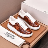 Белые туфли для пар от McQueen, мужская обувь, популярная во всем мире, классиче