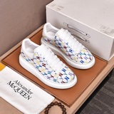 Белые туфли для пар от McQueen, мужская обувь, популярная во всем мире, классиче