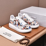 Белые туфли для пар от McQueen, мужская обувь, популярная во всем мире, классиче