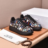 Белые туфли для пар от McQueen, мужская обувь, популярная во всем мире, классиче