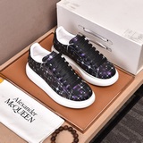 Белые туфли для пар от McQueen, мужская обувь, популярная во всем мире, классиче