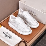 Белые туфли для пар от McQueen, мужская обувь, популярная во всем мире, классиче