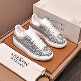 Белые туфли для пар от McQueen, мужская обувь, популярная во всем мире, с неизме