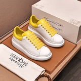 Белые туфли для пар от McQueen, мужская обувь, популярная во всем мире, классиче