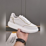 【Пара】 Обновленная версия белых туфель McQueen с новой подошвой, изготовленной п