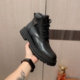 «Prada» — новейшие модные кожаные ботинки, ведущий бренд, высочайшее качество. П
