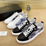 Последние 【Prada】 Поставка обуви для отдыха, изготовленной из импортной кожи быч