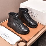 【PRADA высокого класса】 Prada — модная обувь из импортной кожи теленка высокого 