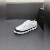 PRADA 【Prada】 Низкие спортивные кроссовки с верхом из кожи бычка, внутренней под
