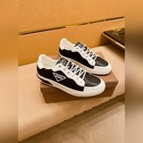 【Prada】 Элитный бренд мужской обуви. Официальный сайт： 1：1 новейшая модель： верх