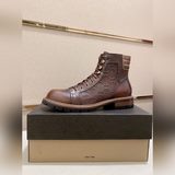 (UGG) Новейшая модель высоких кожаных ботинок для мужчин! Одновременный выпуск в