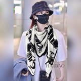 Маленький аромат [Папка с принтом 140] Шерстяной платок VIP-рекомендация. Не про