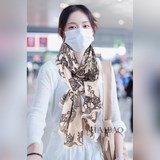 Новейшая новинка от Xiao Xiang 【V-образный шарф с цветочным узором】 Отлично подх