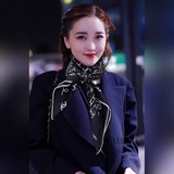 【Маленький ароматный ручной логотип 110】 Двусторонний шарф из кашемира с VIP-рек