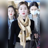 Новейшая коллекция от Xiao Xiang 【Длинный шарф с принтом жемчужных украшений】 От