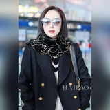 Новейшая коллекция от Xiao Xiang 【Длинный шарф с ручным рисунком от Chanel】 Отли