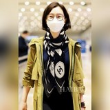 Маленький ароматный 【Маленькая сумка с принтом 140】 Шерстяной платок VIP-рекомен