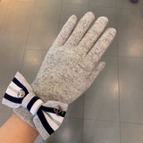 Chanel осенне-зимние перчатки с сенсорным экраном для женщин, с милым бабочкой и