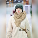 Новая модель от Chanel 【Вязаный шарф с двойным логотипом C】 Очень красиво [Слезы