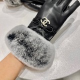 Перчатки Chanel из овечьей шерсти на осенне-зимний сезон, подходят для сенсорных