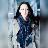 Новейшая витрина магазина D 【D Цветы и птицы, длинный шарф】 Отлично подходит для