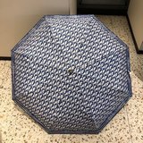DIOR (Диор) новый трехсекционный автоматический складной зонт от дождя и солнца.