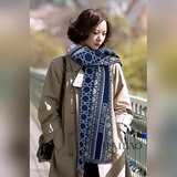 Искренне рекомендую 【D-образный длинный шарф в клетку】 Этот шарф Dior Cornage по