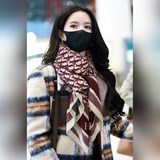 Классическая модель от D 【Двусторонняя квадратная косынка с буквой D 140】 Этот к