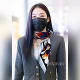 Новейшие товары FD 【FF с принтом птиц 90】 Шарф из шелка. Отлично подходит для от